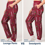 Custom Name Christmas Family Gifts - Personalized Lounge Pants 6