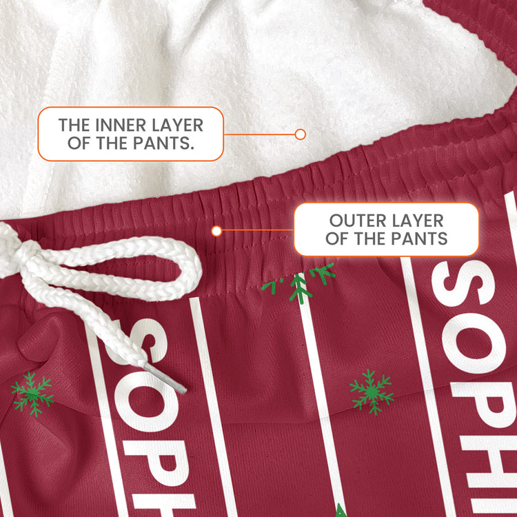 Custom Name Christmas Family Gifts - Personalized Lounge Pants 8
