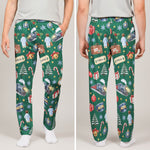 Custom Name Christmas Sleepwear Polar Express, Family Matching Pants - Personalized Lounge Pants 8