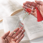 Custom Name Colorful & Birth FLower For Her, Book Lovers, Daughters, Friends, Sisters - Personalized Bookmark 3