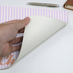 Custom Name Colorful Striped Pattern Gifts For Her, Friends, Daughters - Personalized Desk Mat 4