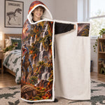 Custom Name Dinosaur Jurassic T-Rex - Personalized Blanket 2