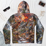Custom Name Dinosaur Jurassic T-Rex - Personalized Hoodie 4