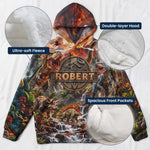 Custom Name Dinosaur Jurassic T-Rex - Personalized Hoodie 7