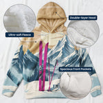Custom Name Gift For Skiing Lovers, Snowboarding Lover - Personalized Hoodie 1