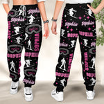 Custom Name Gift For Skiing Lovers, Snowboarding Lover - Personalized Sweatpants 5