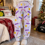 Custom Name Gift For Softball Lovers, Softbal Player, Softball Girls - Personalized Lounge Pants 1