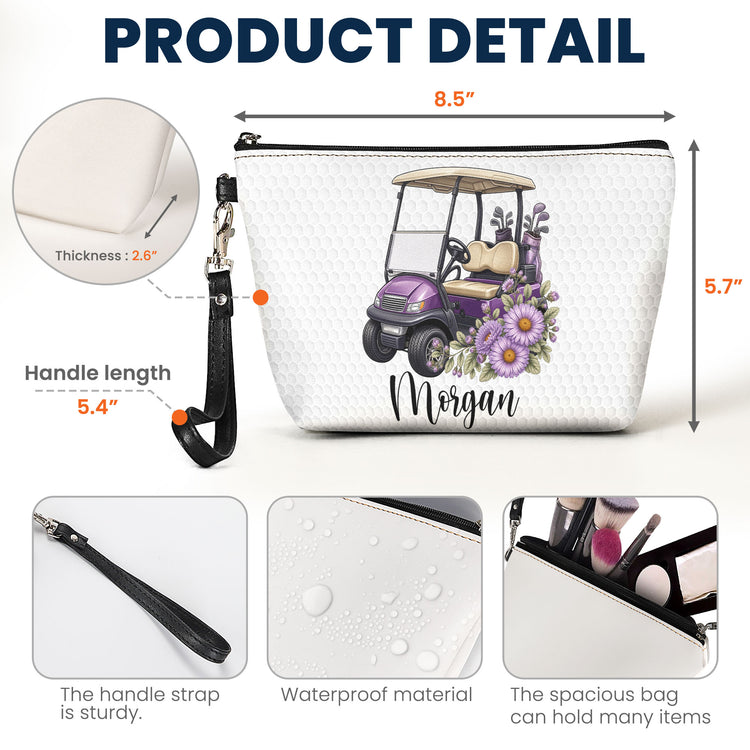 Custom Name, Girls Golf, Golf Pouch, Gift For Golf Lover, Golf Player - Personalized Bag 7