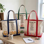 Custom Name In Bible Verse & Birth Flower New Version - Personalized Tote Bag 1