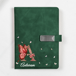 Custom Name Monogram - Gifts For Daughters, Coworkers - Personalized Notebook Set 9