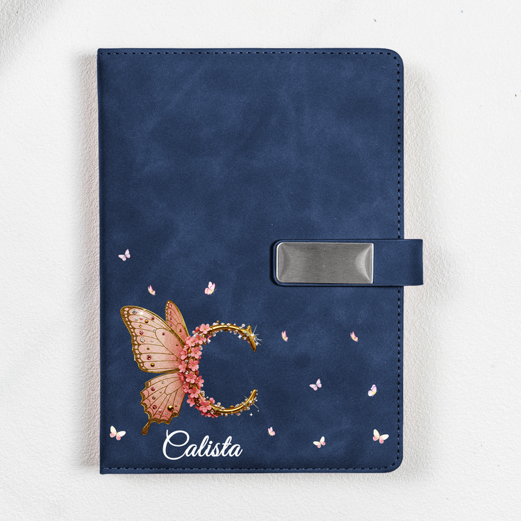 Custom Name Monogram - Gifts For Daughters, Coworkers - Personalized Notebook Set 11