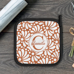 Custom Name Monogram Mexican Talavera Pattern Gifts For Abuelas Mamas Tias - Personalized Oven Mitts 3