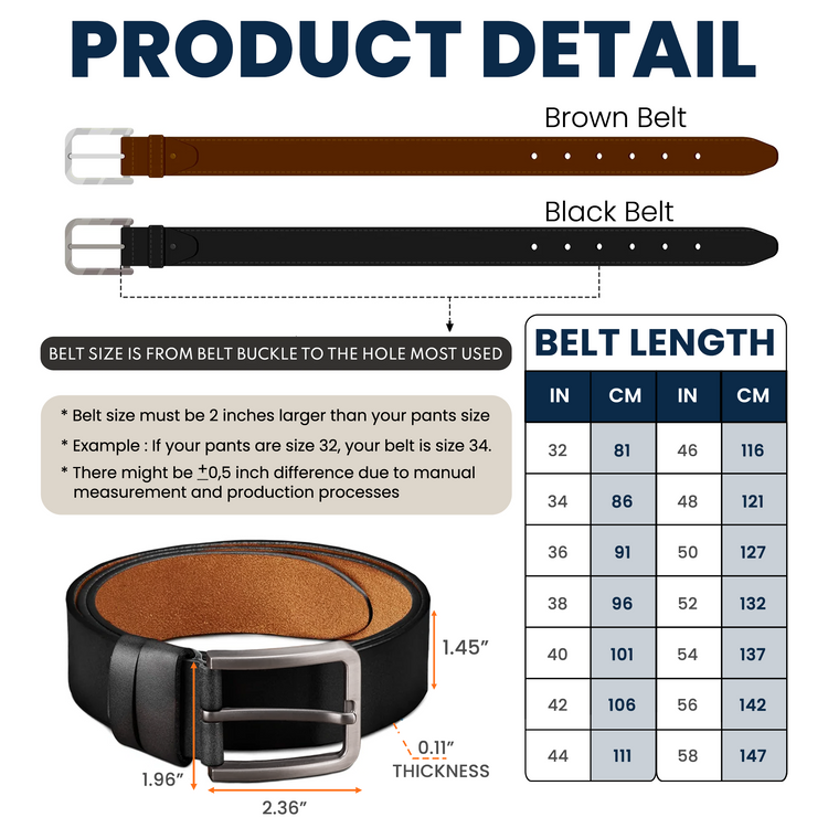 Custom Name Naughty Couple Funny Gift For Husband - Personalized Leather Belt 4