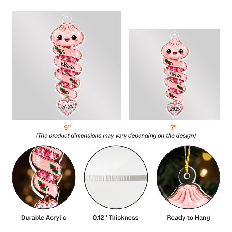 Custom Name Squishy Ornament Gift For Kids - Personalized Ornament 6
