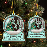 Custom Name Stocking Snow Globe Ornament Christmas Together 2026, Holiday Family Gift - Personalized Ornament 4