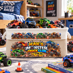 Custom Name Toddler Monster Truck Toy - Personalized Storage Basket 4