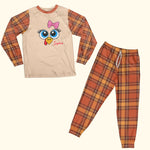 Custom Name, Turkey Thanksgiving Pattern Gift For Family, Matching Pajama - Personalized Pyjamas 4