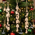 Custom Name With Naughty Gag Gifts, White Elephant Party - Personalized Ornament 1