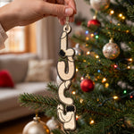 Custom Name With Naughty Gag Gifts, White Elephant Party - Personalized Ornament 5