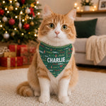 Custom Name Word Christmas Theme - Personalized Bandana Collar 3
