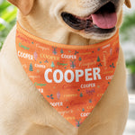 Custom Name Word Christmas Theme - Personalized Bandana Collar 8