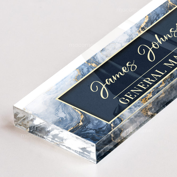 Custom Office Decor Gifts For Employees Coworkers - Personalized Name Plate 3