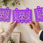 Custom Papel Picado Fiesta Party Decorations For Navidad, Día De Los Muerto, Birthday, Wedding - Personalized Garland Banner 5