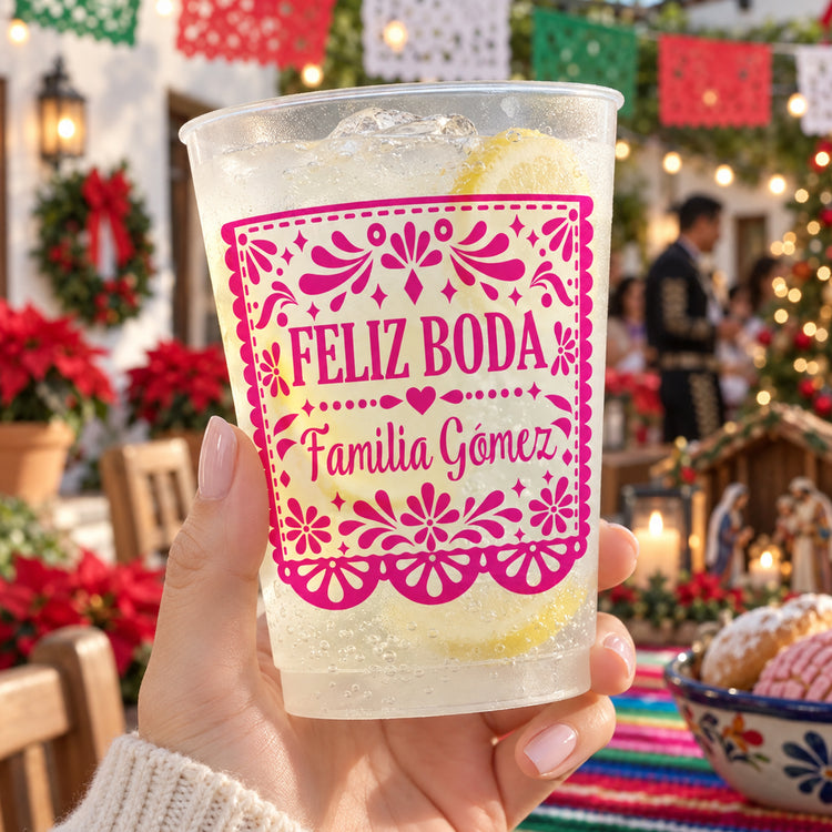Custom Papel Picado Fiesta Party Decorations For Navidad Fiestas - Personalized Cups 3
