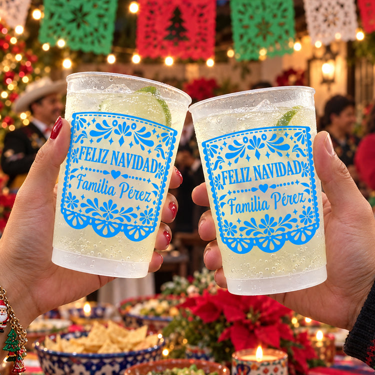 Custom Papel Picado Fiesta Party Decorations For Navidad Fiestas - Personalized Cups 4