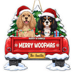 Custom Pet Cartoon Merry Christmas Welcome - Personalized Wood Sign 4