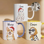 Custom Pet Cartoon Portrait Mug Pet Lover Gift - Personalized Mug 1