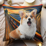 Custom Pet Dog Cat Portrait Halloween Van Gogh Art - Personalized Pillow 3