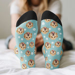 Custom Pet Funny Face New Version Gifts For Pet Lovers - Personalized Socks 1