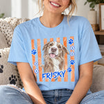 Custom Pet Photo And Name Watercolor Art Gift For Pet Lovers - Personalized Shirt 2