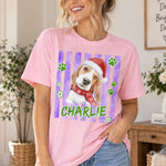 Custom Pet Photo And Name Watercolor Art Gift For Pet Lovers - Personalized Shirt 4