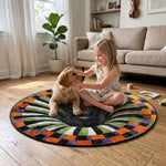 Custom Pet Photo Funny Halloween Scream Art - Personalized Quilted Mat 4