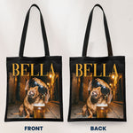 Custom Pet Photo Meme Vintage Graphic Dog Mom Cat Mom Gift - Personalized Tote Bag 6