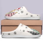 Custom Pet Photo Watercolor Art Christmas Gift For Pet Lovers - Personalized Slippers 5