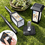 Custom Pet Photo Watercolor Art - Personalized Solar Garden Light 5