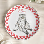 Custom Pet Photo Watercolor New Version Gifts For Her, Dog Mom, Cat Mom - Personalized Jewelry Dish 2