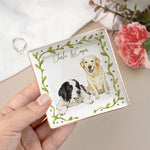 Custom Pet Photo Watercolor New Version Gifts For Her, Dog Mom, Cat Mom - Personalized Jewelry Dish 6