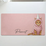 Custom Pet Portrait Cartoon Art Gift For Pet Lovers - Personalized Desk Mat 4