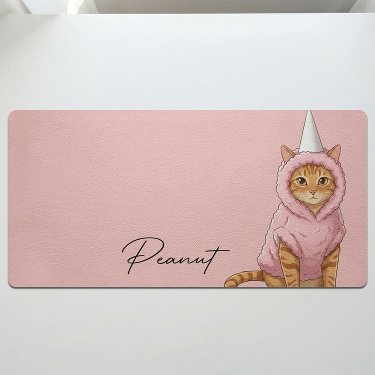 Custom Pet Portrait Cartoon Art Gift For Pet Lovers - Personalized Desk Mat 4