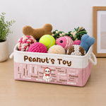 Custom Pet Portrait Cartoon Art Gift For Pet Lovers - Personalized Storage Basket 2