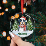 Custom Pet Portrait Christmas Watercolor Gifts For Pet Lovers Pet Loss Gifts - Personalized Ornament 3