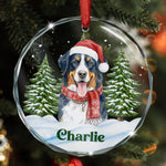 Custom Pet Portrait Christmas Watercolor Gifts For Pet Lovers Pet Loss Gifts - Personalized Ornament 4