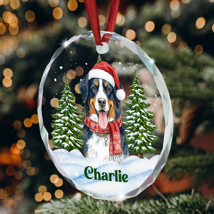 Custom Pet Portrait Christmas Watercolor Gifts For Pet Lovers Pet Loss Gifts - Personalized Ornament 5