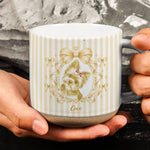 Custom Pet Portrait Coquette Coffee Cup - Personalized Mug 4