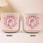 Custom Pet Portrait Coquette Coffee Cup - Personalized Mug 7
