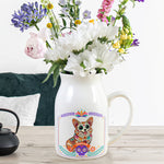 Custom Pet Portrait Day Of The Dead Mexican Hispanic Ofrenda Decor - Personalized Vase 4